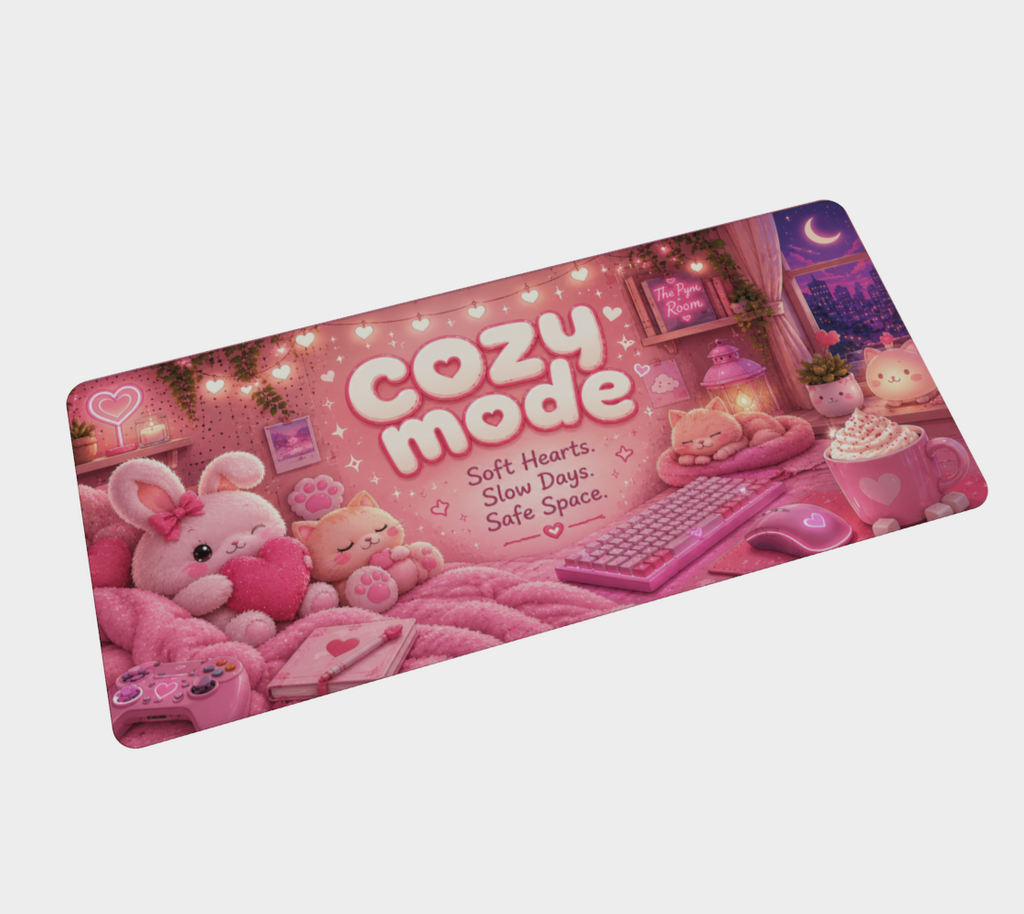 Cozy Mode Desk Mat ☁️