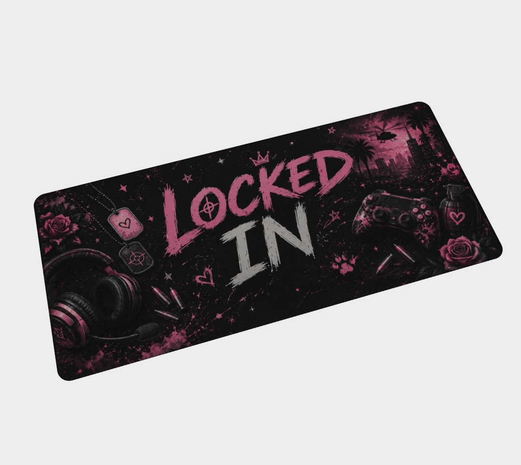 Locked In Desk Mat