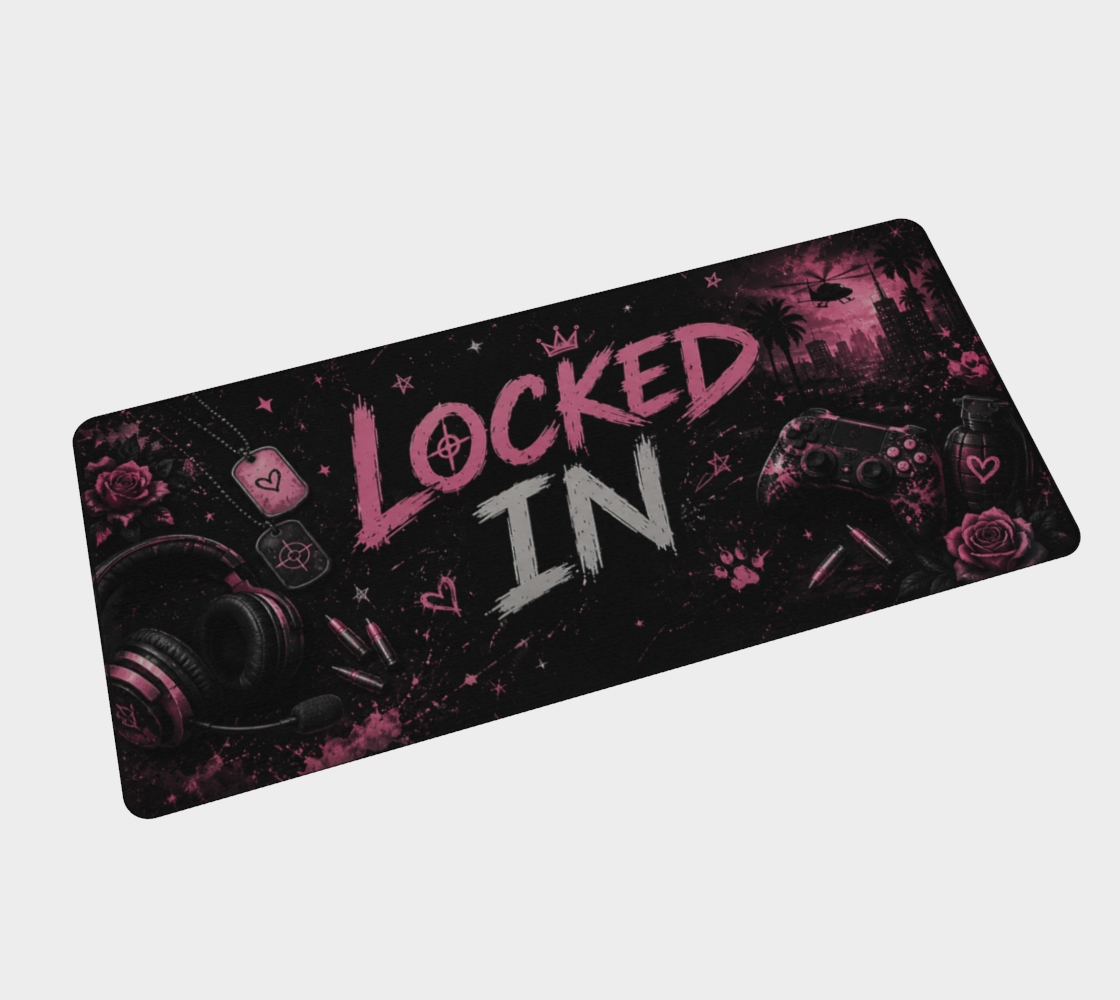 Locked In Desk Mat