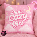 Cozy Girl Pillow Cover
