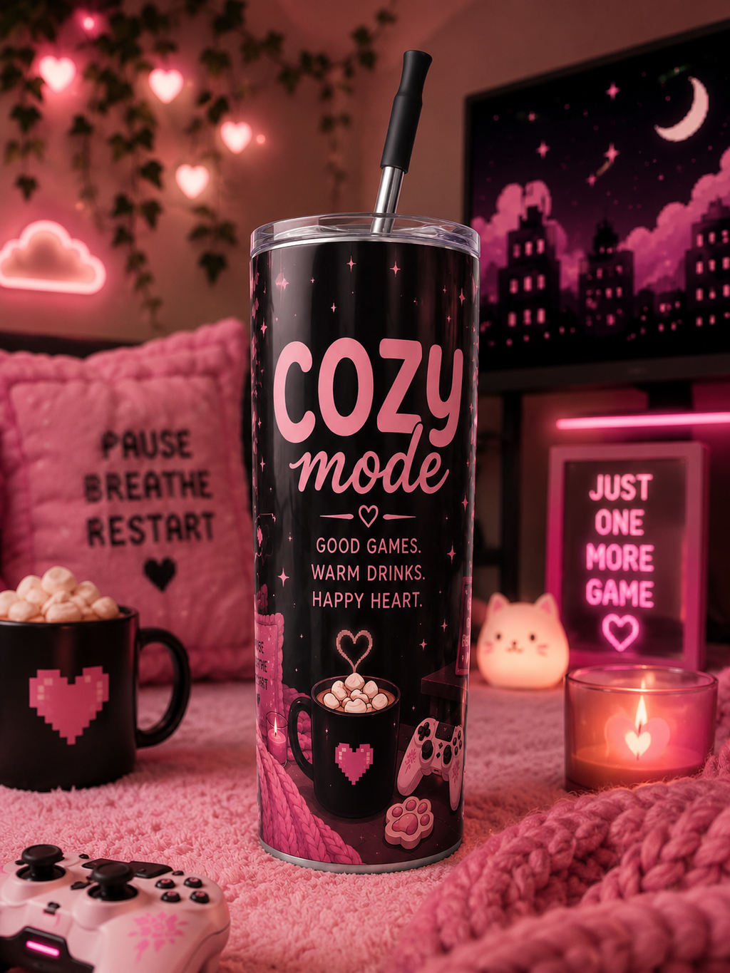 Cozy mode tumbler