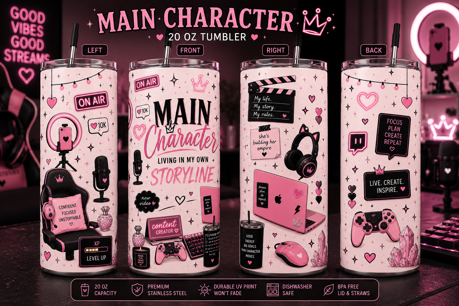 Main Character Tumbler