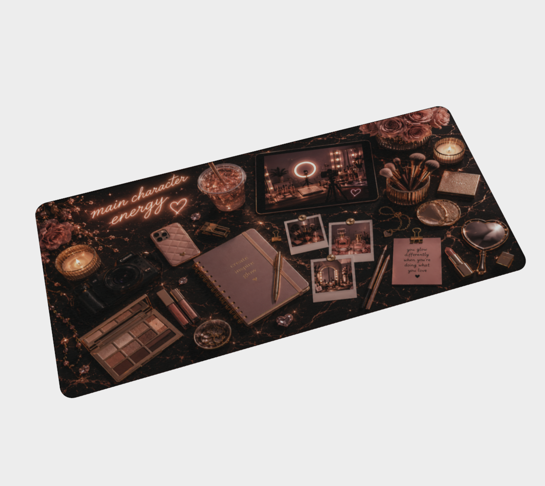 Main Character Energy Desk Mat